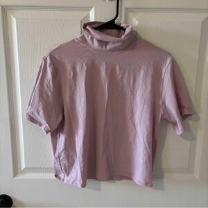 lululemon athletica Lavender Short-Sleeve Turtleneck Tee